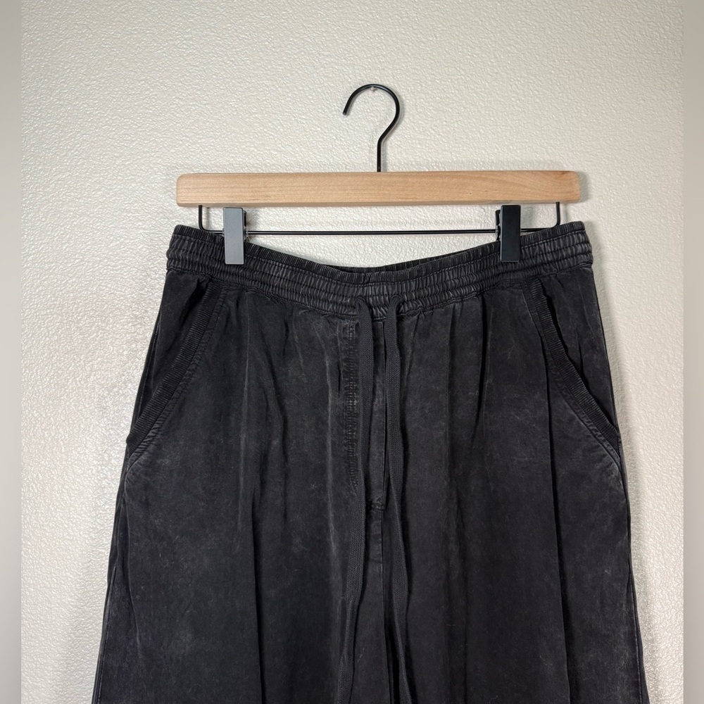 Anthropologie Saturday Sunday Eudora Cropped Wide-Leg Pants Medium Petite B6 - Picture 6 of 12